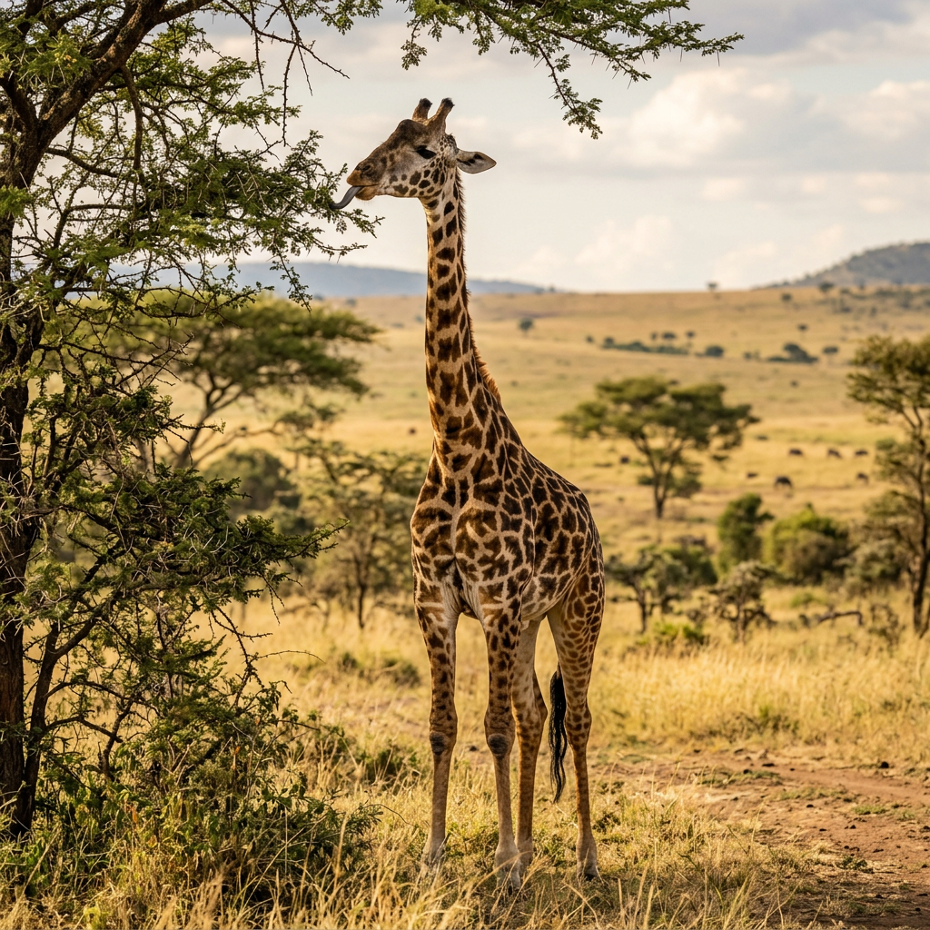 Giraffe image from AnimalsXR collection